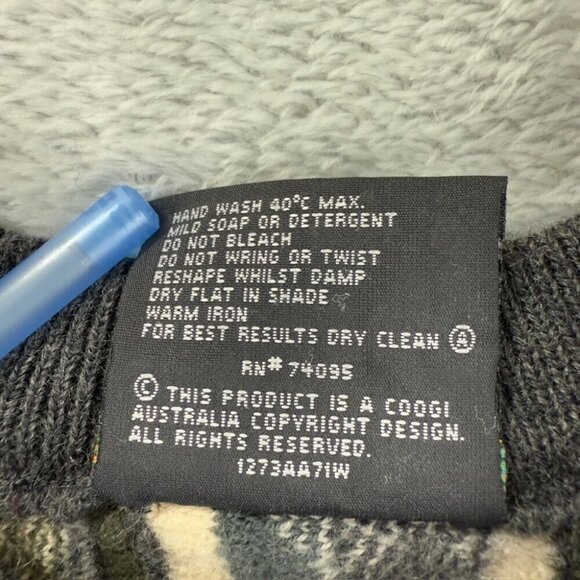 Coogi Australia Knit Grey Wool Sweater Women’s Size M - Picture 9 of 11